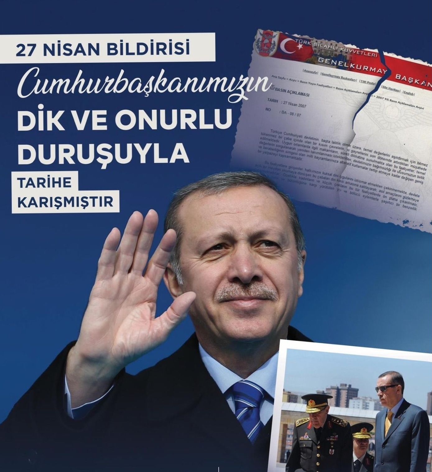 27 Nisan e-muhtırası, eski Türkiye’nin vesayet alışkanlıklarının son güçlü hamlelerinden biriydi ve bu antidemokratik girişimi açıkça kınıyoruz. 