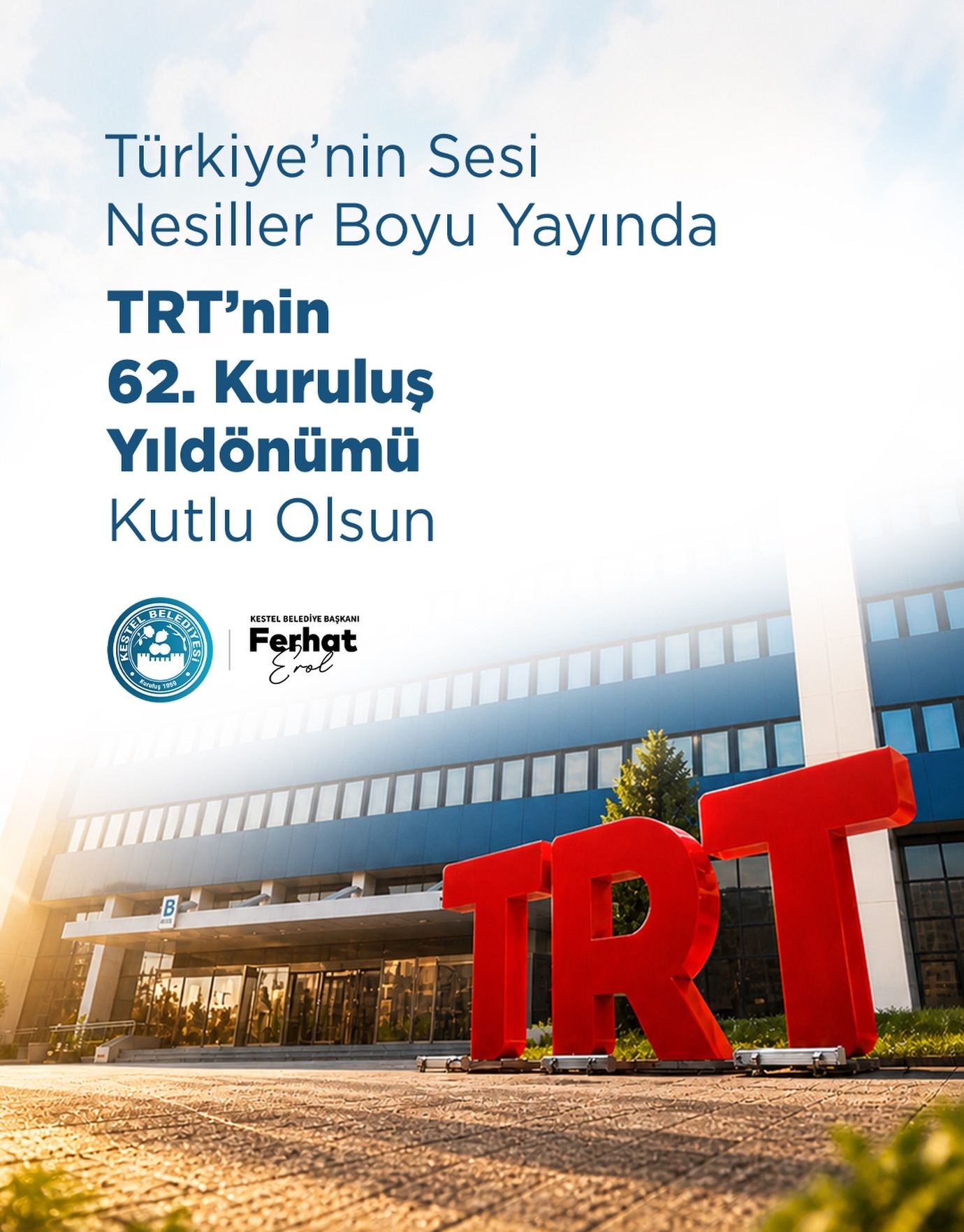 Dün dünden, bugün bugünden daha güçlü bir ses. TRT 62 yaşında. 