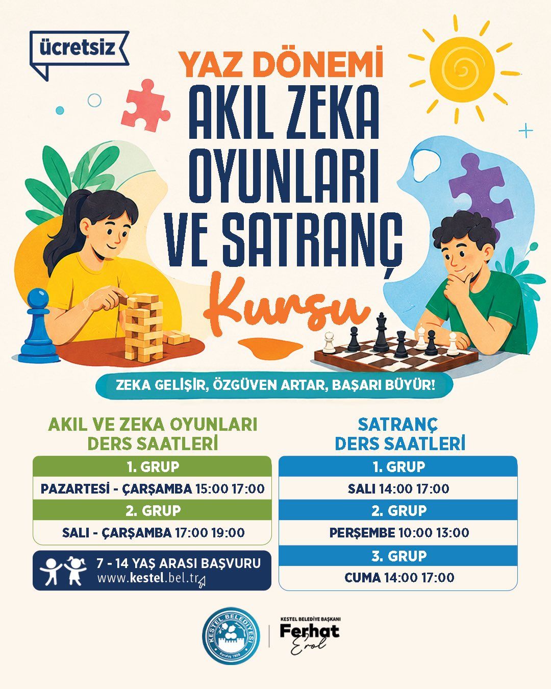 Akıl ve zeka oyunları kursuna başvurmak için şimdi tam zamanı!
