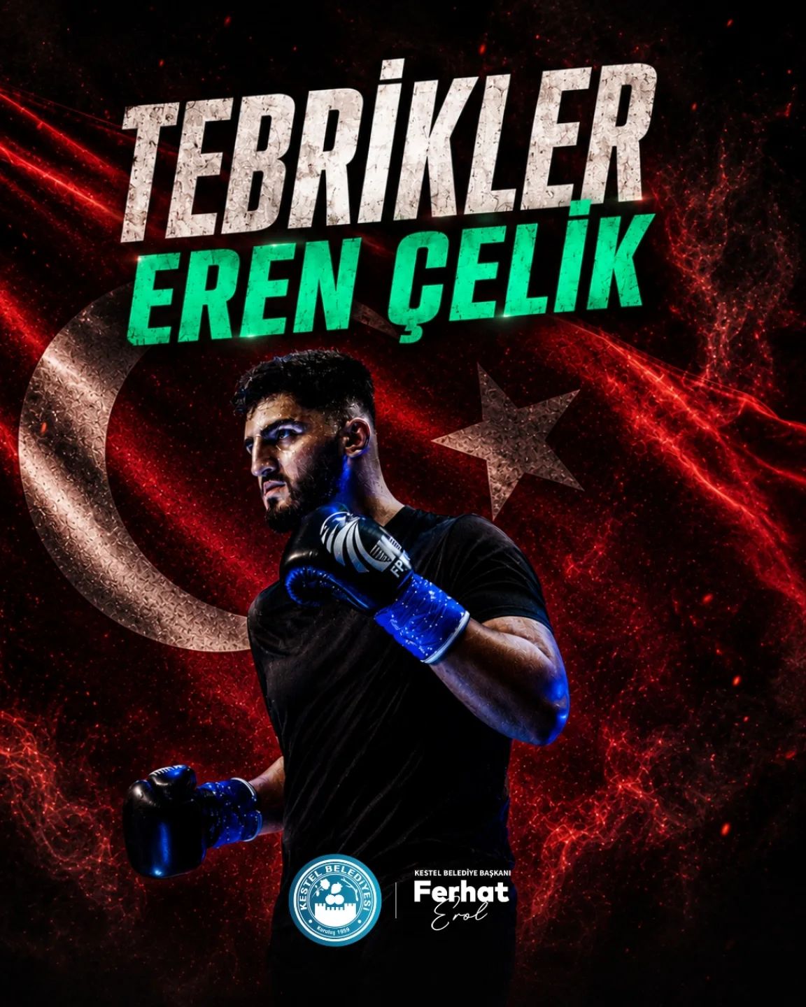 Milli sporcumuz Eren Çelik'i gönülden tebrik ediyorum