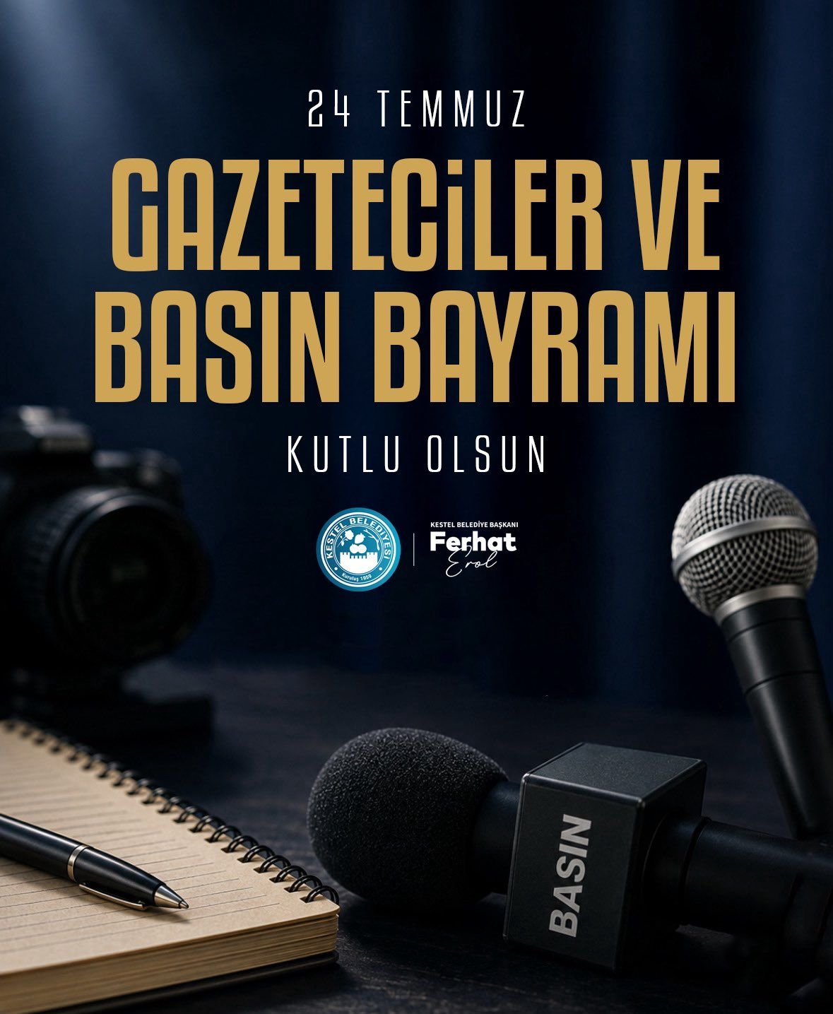 24 Temmuz Gazeteciler ve Basın Bayramı Kutlu Olsun. 