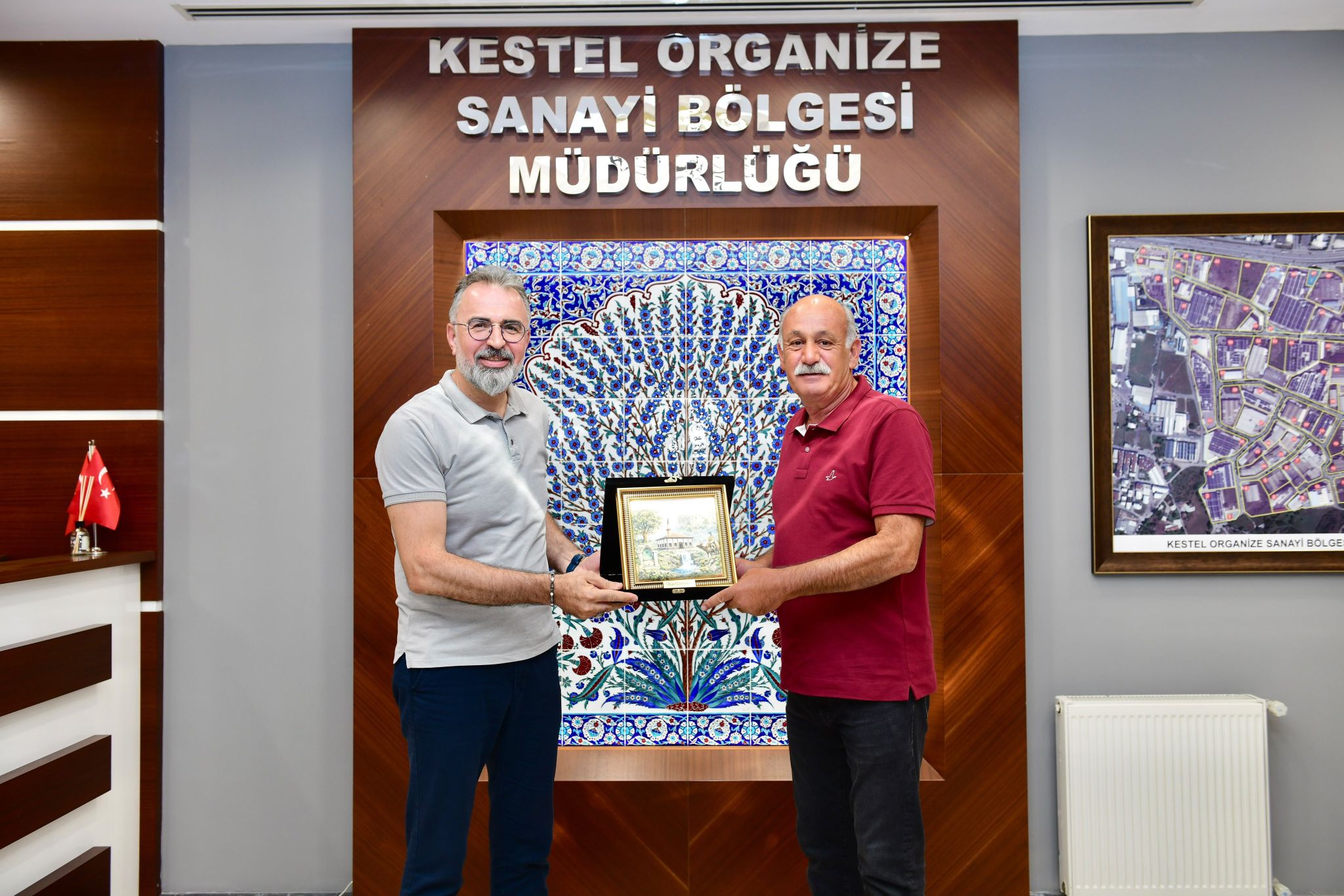 Kestel Organize Sanayi Bölgemizi ziyaret ederek KOSAB Başkanımız Sayın Cem Hısımcıl ve KOSAB Müdürümüz Sayın Nurettin Uşak ile bir araya geldik.