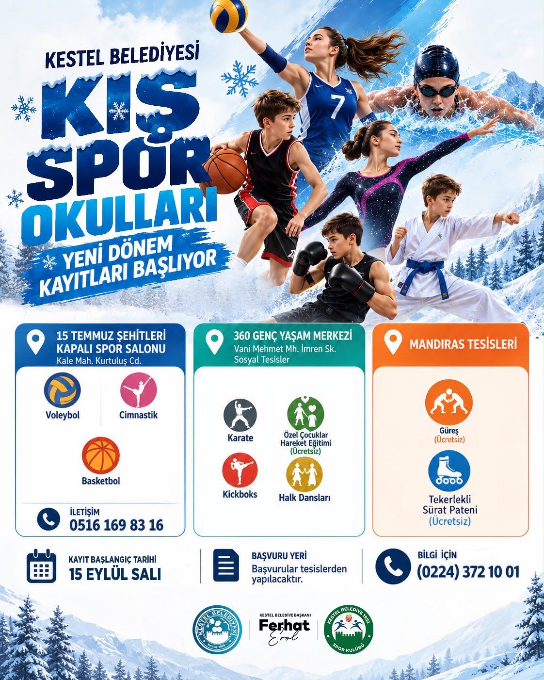 Kestel’de spor heyecanı yeniden başlıyor!
